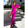 105699 3 fuchsiove dlouhe elegantni saty invance s vystrihem do v