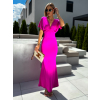 105699 1 fuchsiove dlouhe elegantni saty invance s vystrihem do v