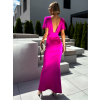 105699 4 fuchsiove dlouhe elegantni saty invance s vystrihem do v