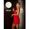 106551 14 cervene koktejlove kvetovane mini saty atrey