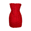 106551 7 cervene koktejlove kvetovane mini saty atrey