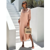 106554 3 staroruzove dlouhe maxi kosilove saty nessy