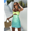 106509 2 zelene flitrovane mini saty askold s brozi