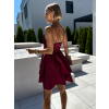 Bordo elegantné šaty SIMELA