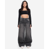 Dámské džíny Mega - light grey (Veľkosť 34 (XS))