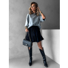 Čierna krátka volániková sukňa ROZITA