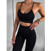 Čierny športový set legíny a top SANGHO