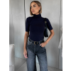 Tmavomodré tričko NEFALI s rolákom