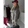 Krémový krátky faux fur kožušinový kabátik KIRIAK