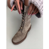Hnedé členkové topánky BANDIA s ozdobou