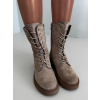 Hnedé členkové topánky BANDIA s ozdobou