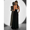 Čierne dlhé večerné šaty DATUNA