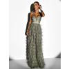 111298 1 khaki plesove tylove saty brunhil s volanky
