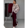 Béžový krátký faux fur kožíšek HILDAR (Veľkosť M/L)
