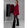 Bordó elegantní basic sako ANTULA (Veľkosť ONESIZE)