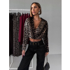 Leopardí oversize blúzka IBOLYA