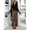 Leopardí široké stylové kalhoty CHILLI (Veľkosť M/L)