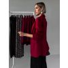Červené elegantní basic sako EDITHA (Veľkosť ONESIZE)