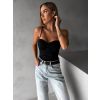 Černé elegantní body korzet AMIRLAN (Veľkosť M/L)