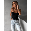 Černé elegantní body korzet AMIRLAN (Veľkosť M/L)