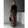 Leopardia dlhá tylová sukňa SILUETT