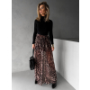 Leopardia dlhá tylová sukňa SILUETT