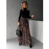 Leopardia dlhá tylová sukňa SILUETT