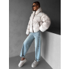 113128 4 kremova zimni prosivana oversize bunda rizpah