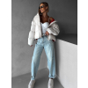 113128 3 kremova zimni prosivana oversize bunda rizpah
