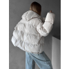 113128 8 kremova zimni prosivana oversize bunda rizpah