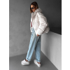 113128 10 kremova zimni prosivana oversize bunda rizpah