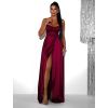 113743 1 bordo satenove dlouhe saty gybral s korzetem