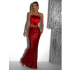 113617 11 cervena flitrovana dlouha sukne estrella