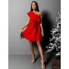 Červené šaty PURPOSE s volánmi