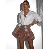 113662 2 zlata balonova flitrovana sukne brigitte