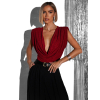 Červené elegantní třpytivé body MINTTU (Veľkosť ONESIZE)