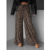 Leopardí široké kalhoty STATHIS (Veľkosť ONESIZE)