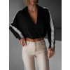 Černá oversize halenka IBOLYA (Veľkosť M/L)