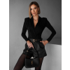 Černé elegantní body BALBAJET s výstřihem (Veľkosť ONESIZE)