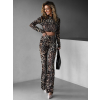 Leopardí trblietavý nohavicový komplet KENOTON