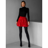 Červená flitrovaná balónová sukňa NINOSLAV