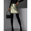 115506 7 zlata flitrovana mini sukne herman