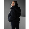 Černá zimní oversize puffy bunda LENUEL (Veľkosť M/L)