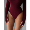 Bordó basic elastické body MAURY (Veľkosť ONESIZE)