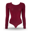Bordó basic elastické body MAURY (Veľkosť ONESIZE)