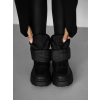 Čierne členkové zimné topánky AGATHA