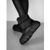 Čierne členkové zimné topánky AGATHA