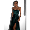 Smaragdové dlhé večerné šaty CELLINES