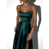 Smaragdové dlhé večerné šaty CELLINES