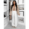116574 7 bezovy faux fur kratky kozesinovy kabatek tuyen